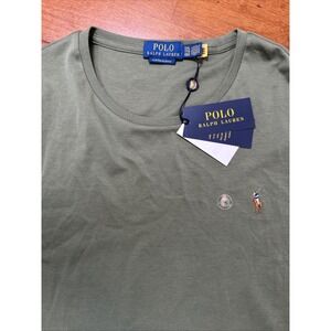 New Polo Ralph Lauren T Shirt Men's Size 2XL Green Custom Fit NWT